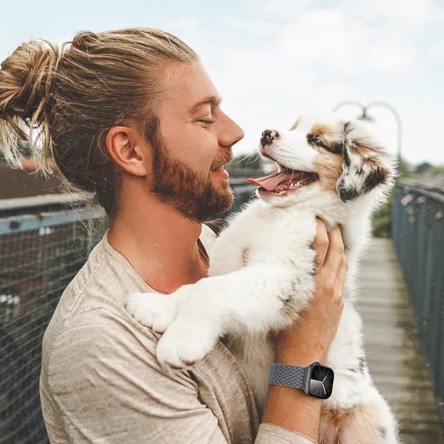 Thumbnail 6 de Oielai braided nylon Apple Watch strap with adjustable magnetic clasp (40/41/42/44/45/46/49mm compatible)