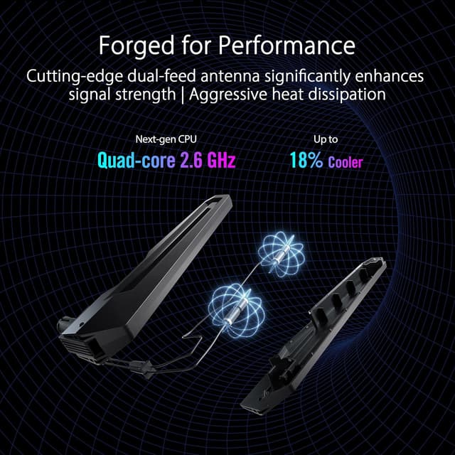 Thumbnail 4 de ASUS ROG Rapture GT-BE98 Pro WiFi 7 Router 30Gbps