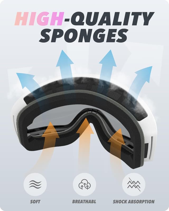 Thumbnail 4 de RIOROO Unisex Ski Goggles