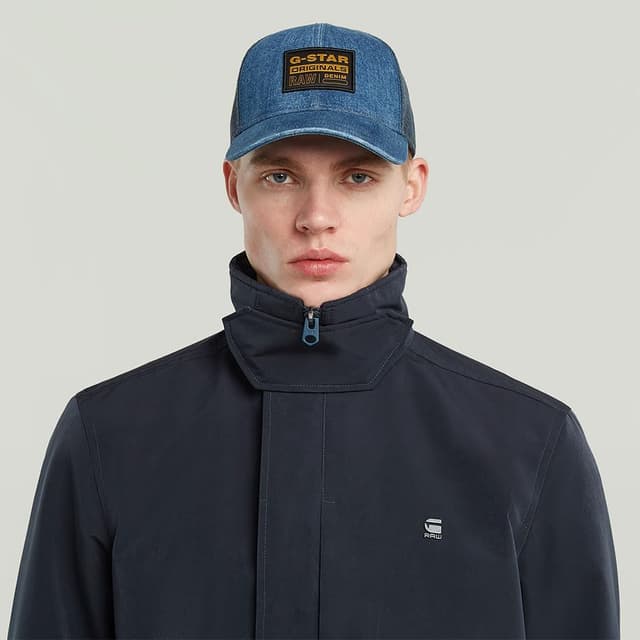 Detalle de G-STAR Herren Garber Trench Unpadded Jacket – bequeme Passform mit originellem Look