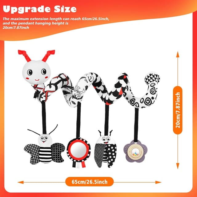 Thumbnail 6 de Zendstanding Kinderwagen Spielzeug Kontrast 0-6 Monate