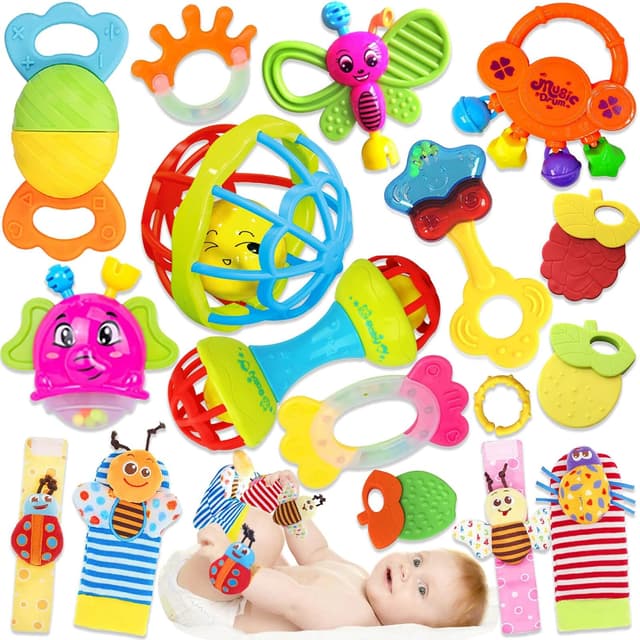 Imagen de Baby Rattles Teethers Set 18pcs en OfertitasTOP