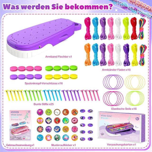 Thumbnail 4 de Euclidean Cube Freundschaftsarmband Wal DIY