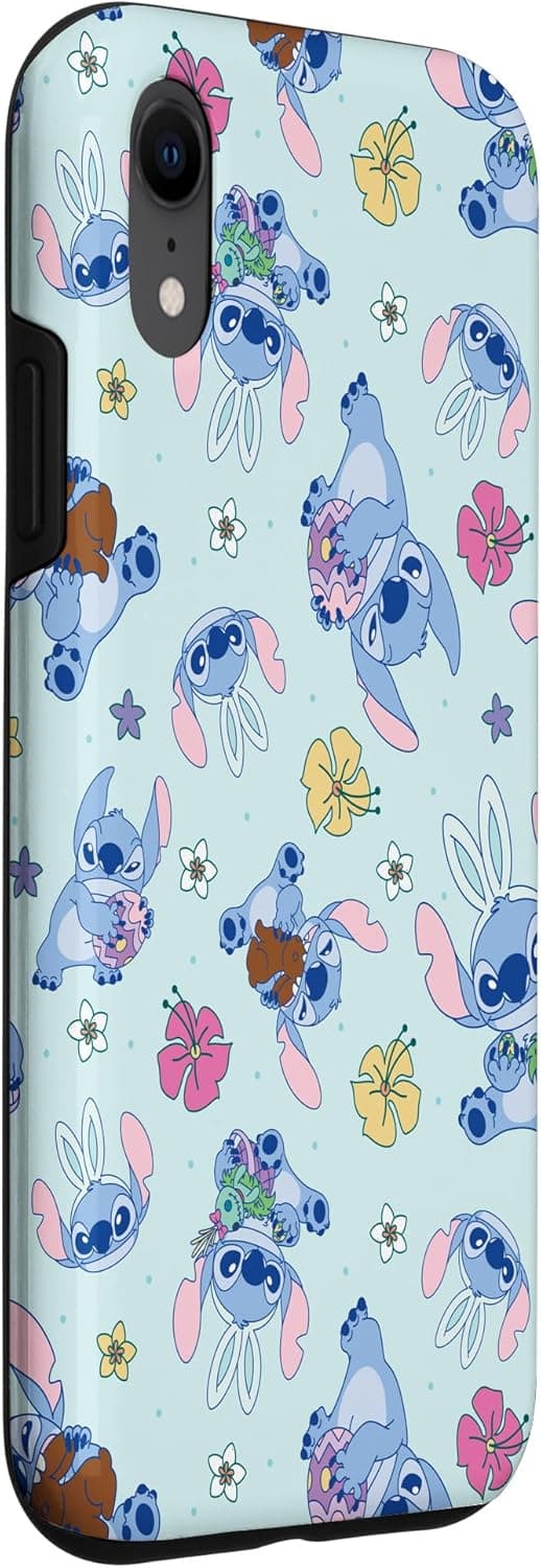 Detalle de Custodia iPhone XR Lilo & Stitch Cute Blue
