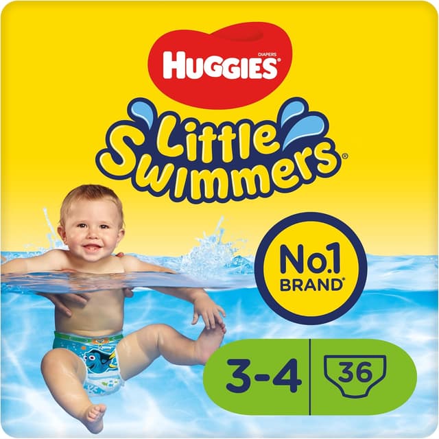 Detalle de Huggies Little Swimmers Pañales Bañador Bebé Talla 3-4 💦