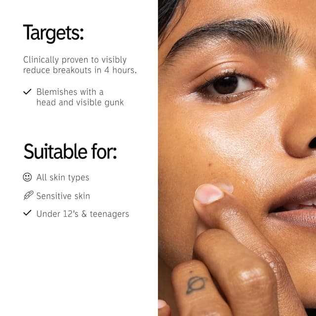 Detalle 1 de INKEY List unsichtbare Hydrokolloid-Pflaster