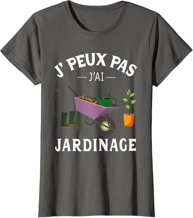 Detalle de J’ Peux Pas, J’ai Jardinage T-shirt jardinage