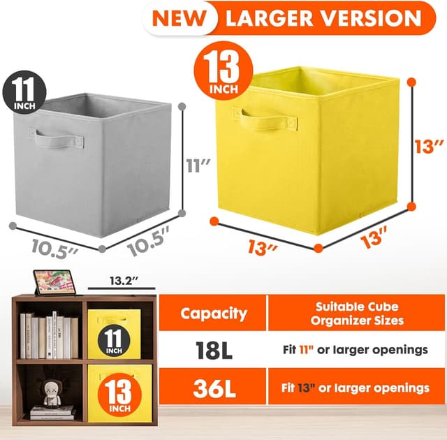 Detalle 1 de powerking Aufbewahrungsbox Organizer 33 x 33 x 33 cm