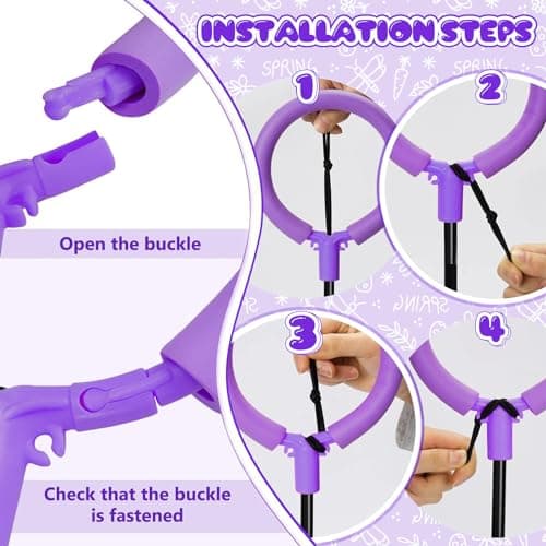 Detalle de chimoo Bola de salto de tobillo plegable con anillo intermitente para niños