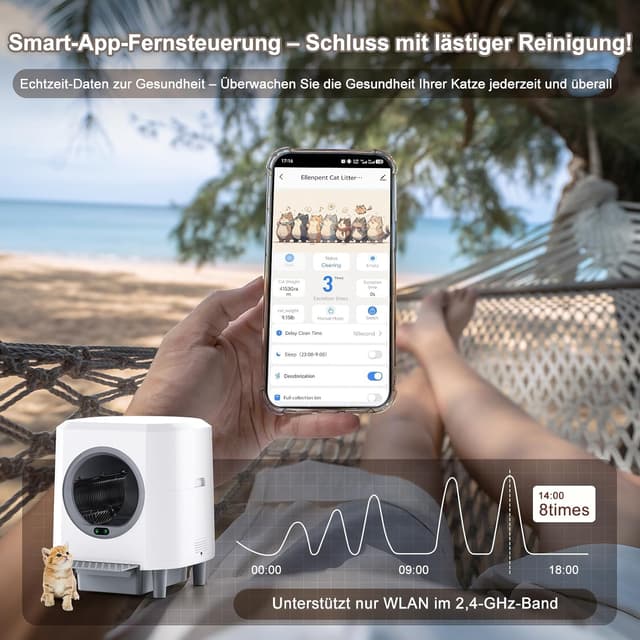 Thumbnail 4 de Ellenpent Selbstreinigende Katzentoilette 90L đ±
