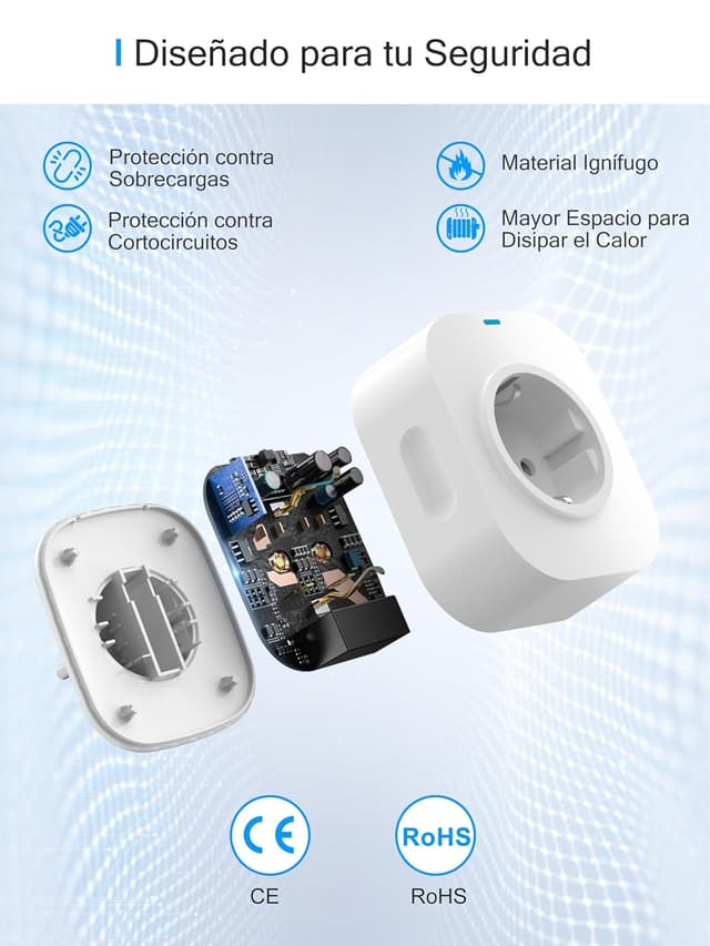 Thumbnail 6 de EIGHTREE Enchufe inteligente WiFi con monitor de energía
