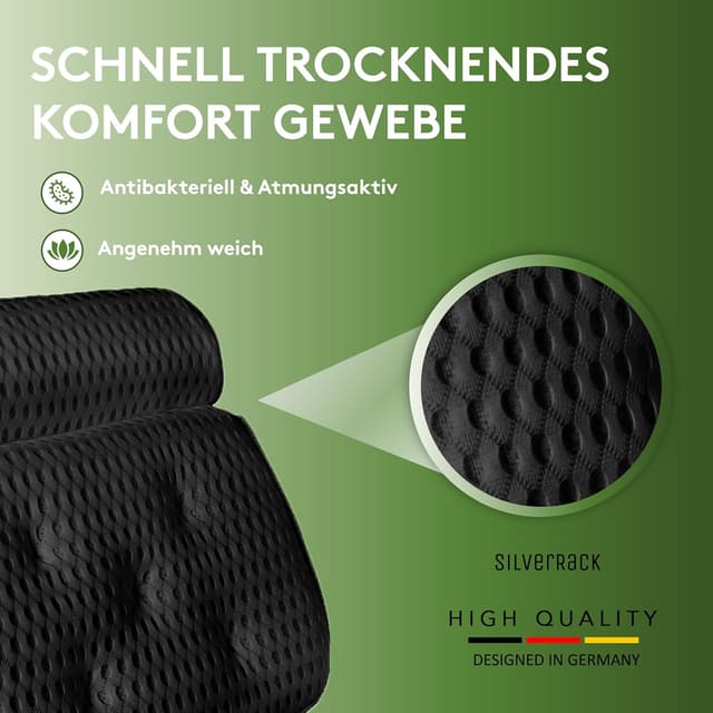 Thumbnail 6 de SilverRack Badewannenkissen mit Saugnäpfen