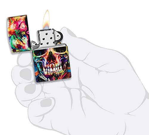 Thumbnail 2 de Zippo Abstract Skull 540 — Encendedor recargable