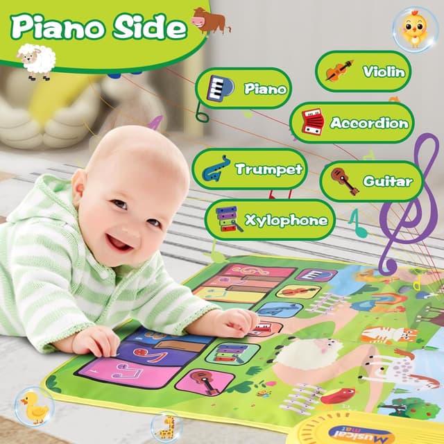 Detalle de Lavliy Music Mat Montessori toy for 1–3 years