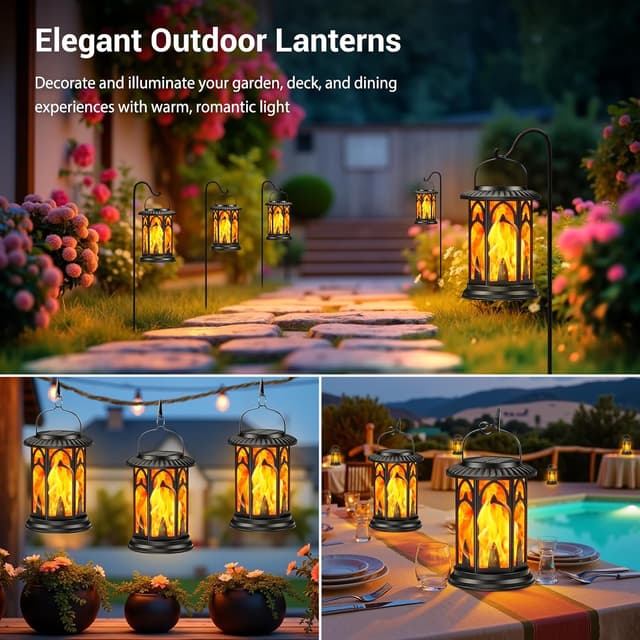 Thumbnail 6 de GEARLITE solar lanterns for garden 2 pack