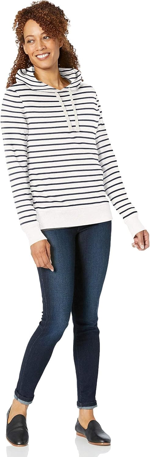 Detalle de Fleece hooded sweatshirt for women