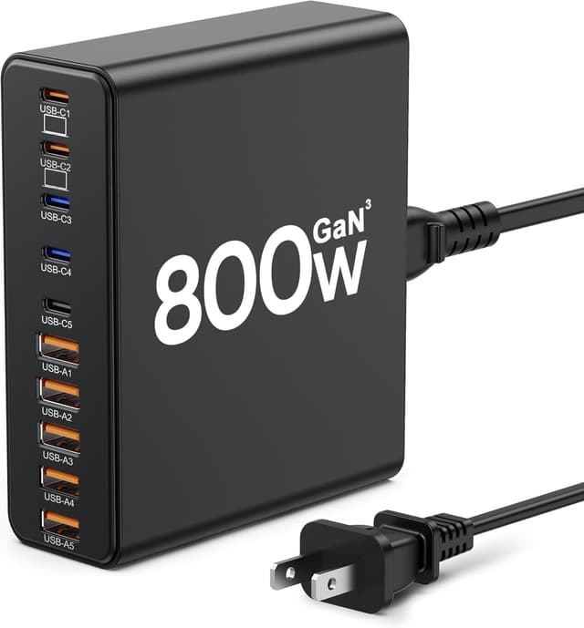 Detalle de 750W USB C Charger Block 10-Port ๐