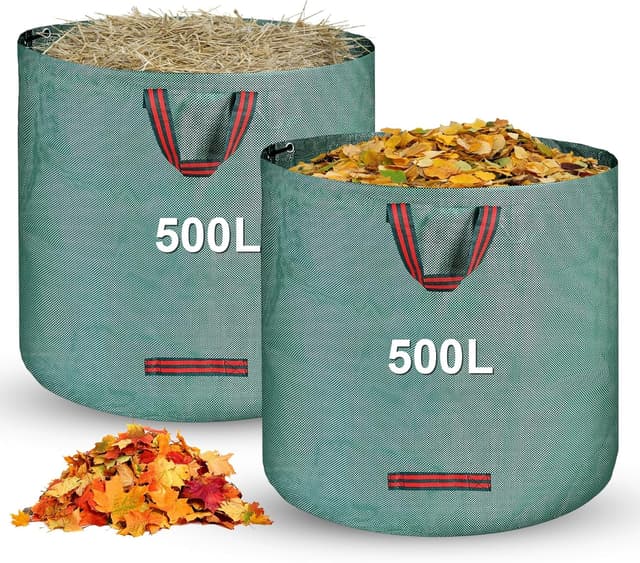 Imagen de Sac jardin 2x500L pliable avec poignées en OfertitasTOP