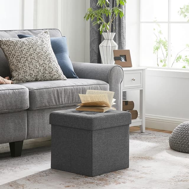 Thumbnail 1 de SONGMICS Pouf Contenitore 38 cm