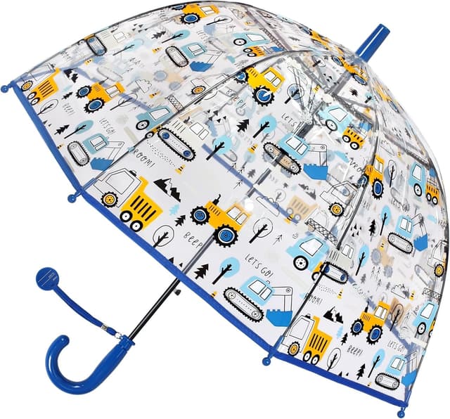 Thumbnail 6 de Generic Kids Bubble Umbrella with Transparent Dome Canopy (Windproof, Auto-Open, Child-Safe Closure)