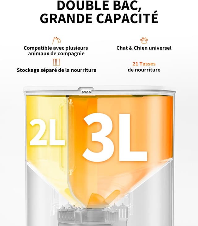 Thumbnail 3 de PETKIT Distributeur croquettes chat 1080P