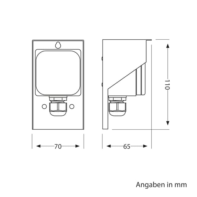 Detalle 2 de Aufputz Steckdose PIWI außen IP44 anthrazit