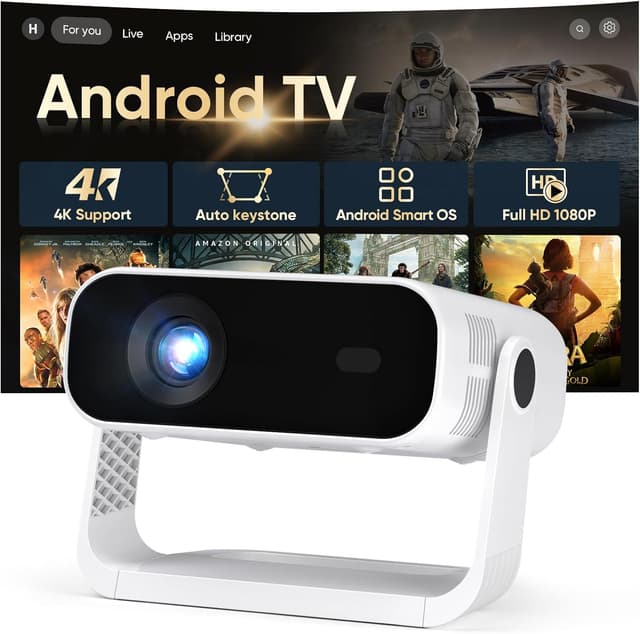 Detalle de Smart Projector with Android 14, 30,000 lumens