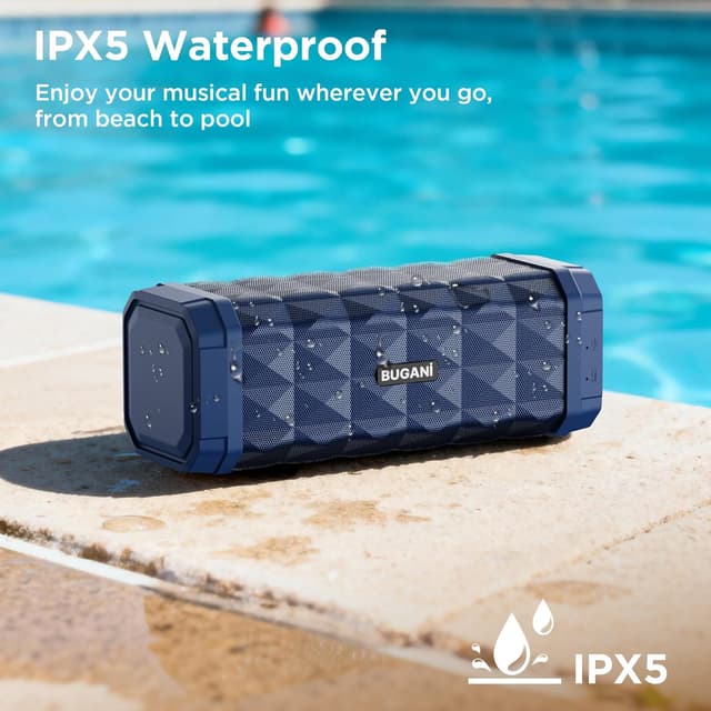 Thumbnail 2 de BUGANI Bluetooth Speaker: Portable Wireless Speaker with 24H Playtime 🎵