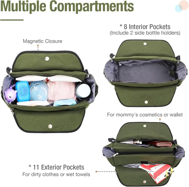 Detalle de Lekebaby Bolso Carro Bebe 38x15x35 cm