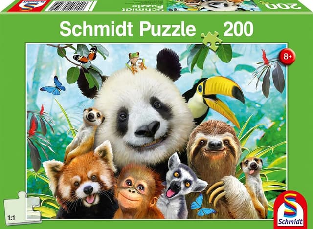 Detalle 2 de Puzzle animaux 200 pièces 43,2x29,1