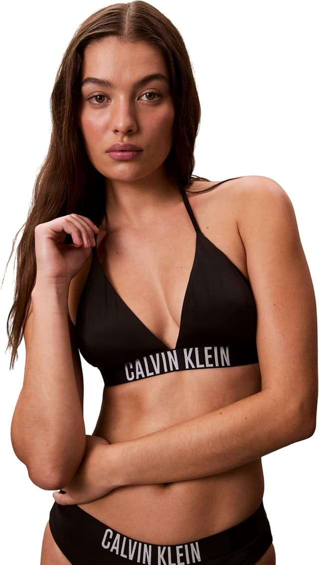 Detalle de Calvin Klein Halter Triangle top da bagno