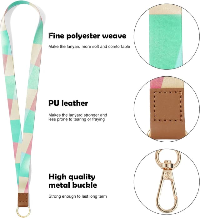 Thumbnail 2 de Vicloon Cordino porta badge con stampa fronte-retro