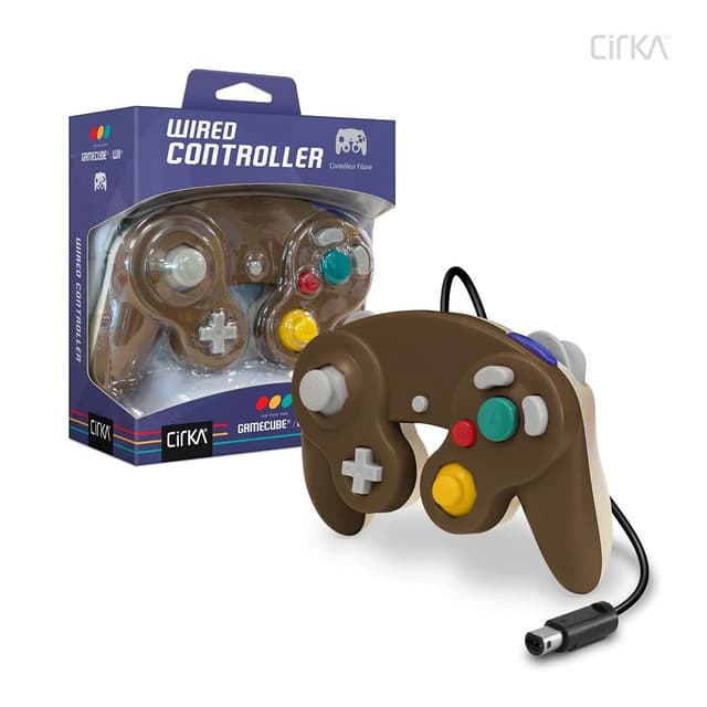 Thumbnail 6 de Cirka Wired GameCube Controller for GameCube (GC) / Wii — Yellow Purple