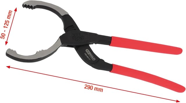 Detalle 2 de KS Tools 150.9317 pinza filtro olio 55-125 mm