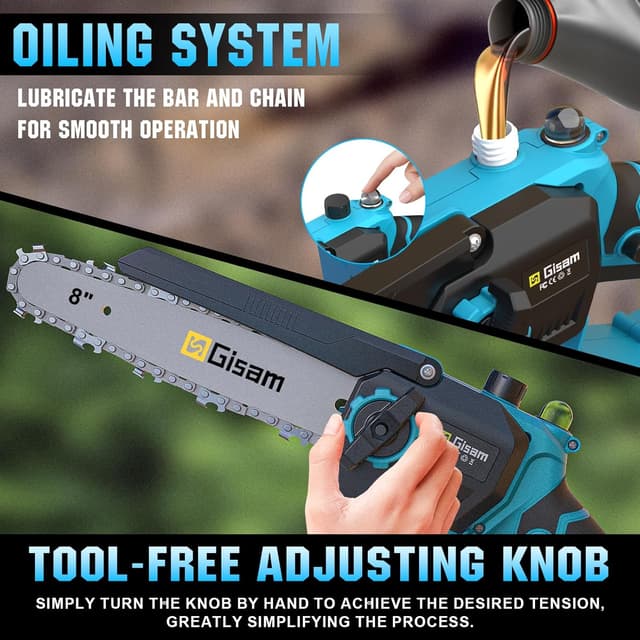 Thumbnail 4 de Makita 18V 2‑in‑1 Cordless Pole Saw 8in, 4.2m