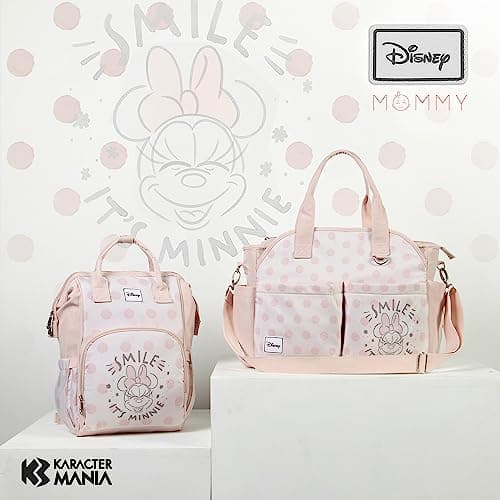 Thumbnail 4 de KARACTERMANIA Minnie Mouse Dear Mochila Mommy, salmón