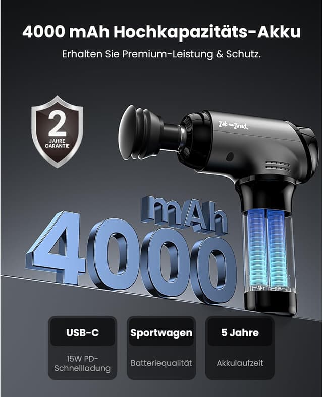 Thumbnail 4 de Bob and Brad T2 Ultra Massagepistole