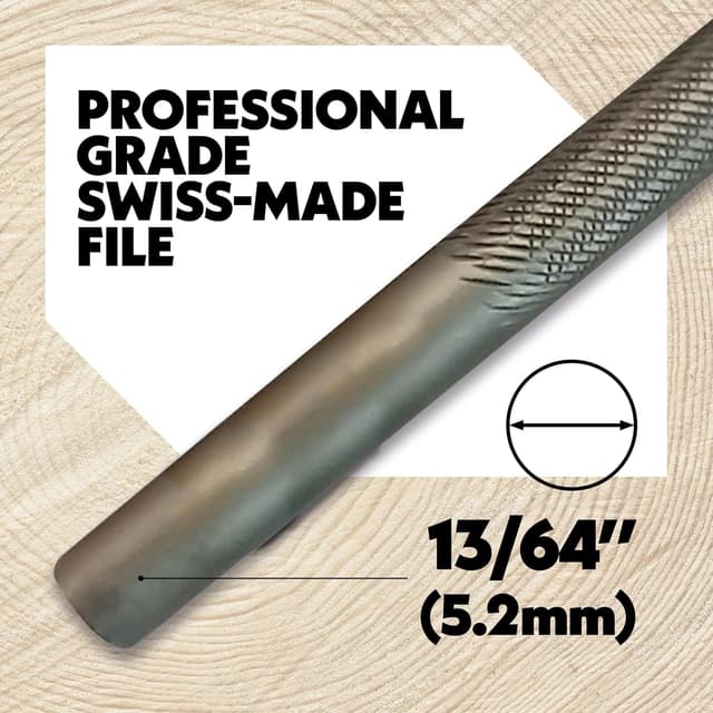 Detalle 2 de Oregon Lime tonde doppio taglio per catena 5,5 mm