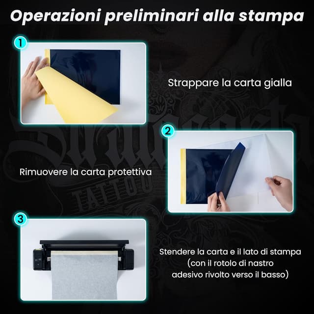 Thumbnail 5 de TATTMUSE Stampante Stencil Tattoo 1200 mAh