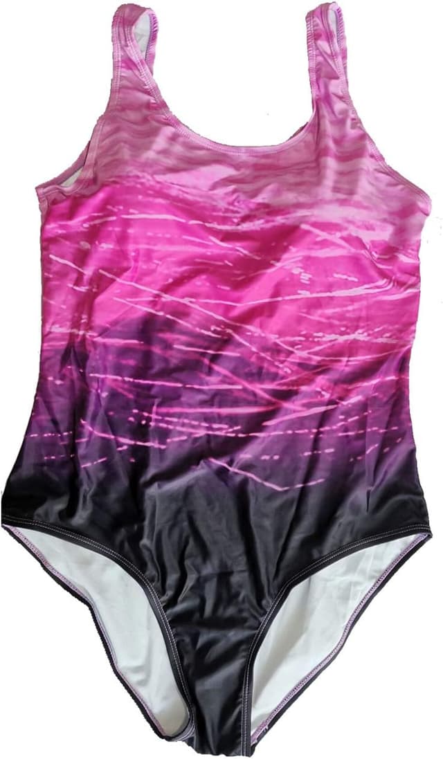 Detalle de Bsubseach Damen Badeanzug mit Bauchkontrolle (Criss-Cross Back, einteilig)