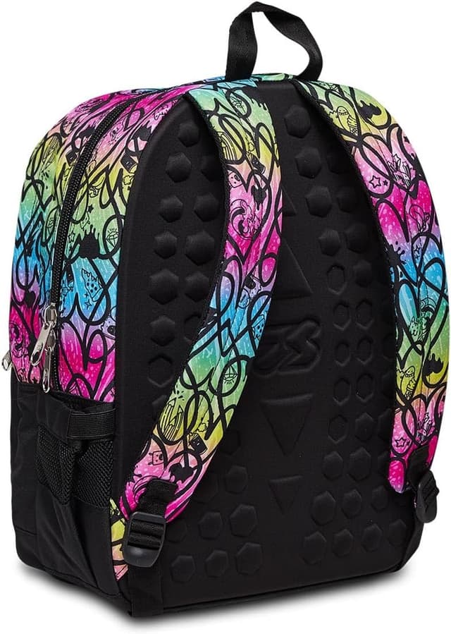 Detalle de Seven Zaino Scuola Freethink Multicolore con ring light e doppio scomparto, 34 lt