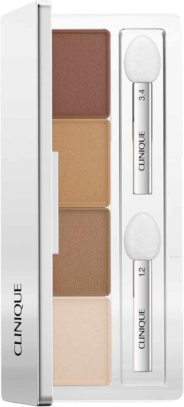 Detalle de Clinique All About Shadow Eye Shadow Quad — ombretto quattro tonalità a lunga tenuta