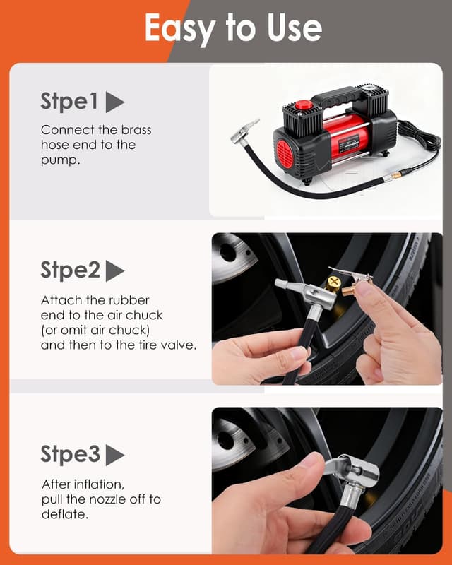 Detalle 2 de BUNTOR tyre inflator adapters set 8mm