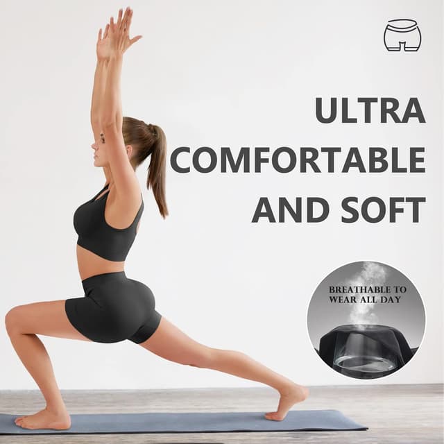 Detalle 2 de YADIFEN Womens Anti Chafing Shorts Seamless Boyshorts – Ultra Soft Anti-Exposure Under-Skirt Safety Shorts
