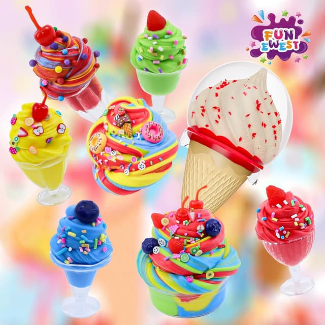 Thumbnail 1 de Funewest Ice Cream Slime Kit 30+ accessories