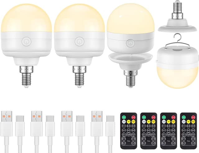 Detalle de LGMCF Rechargeable E14 bulb 10W