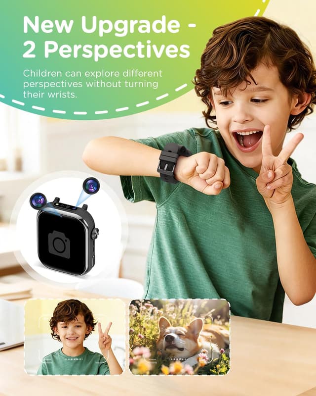 Thumbnail 6 de 4G Smartwatch Bambini con GPS, chiamate e videochiamate HD – Modello nero