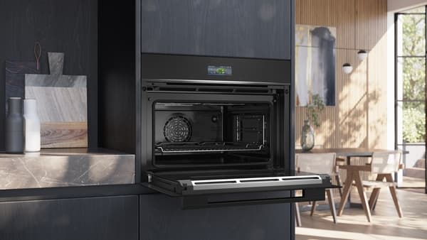 Detalle de Siemens iQ700 CB774G1B1 horno 47L