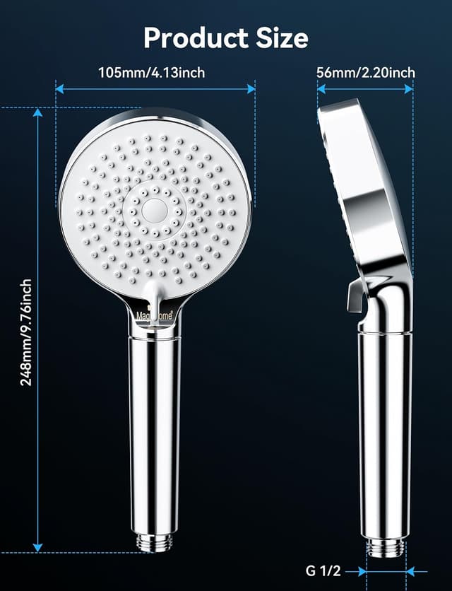 Thumbnail 6 de Magichome Hard Water Filter Shower Head with 20-Stage Filter and 5 Spray Modes