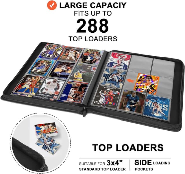 Detalle de DCY BLUE Toploader Binder 9 Pocket 360